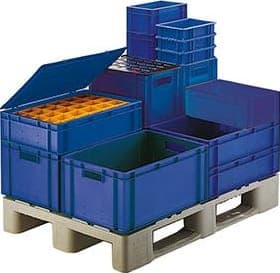 TRANSPORT-STAPELKASTEN TK400/50-0 BLAU 4053569074322