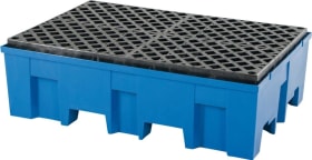 AUFFANGWANNE PE 2-FASS M. PE-ROST 865X1245MM 33055