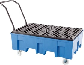 AUFFANGWANNE PE 2-FASS FAHRB. PE-ROST 865X1245MM 33059