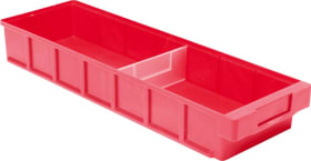 KLEINTEILEBOX VERSTÄRKT STAPELBAR 600X186X83MM ROT 4053569735551