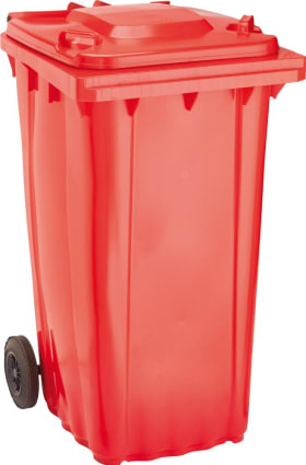 GROSSMÜLLTONNE WAVE 240-L KST. ROT 4053569778732