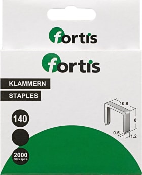 FORTIS HEFTKLAMMERN TYP 140 10MM A 2.000 STK. 4317784703437