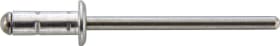 Mehrbereichs-Blindniet Alu/VA Flachrundkopf 4,8x15mm GESIPA PolyGrip