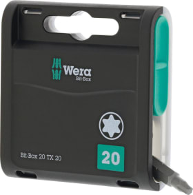 WERA BIT-BOX 20 TX 20 ER BOX TX 20 X 25 MM 05057770001