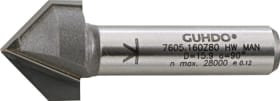 HW-V-Nutfräser Z2 S8 D16 90G Guhdo