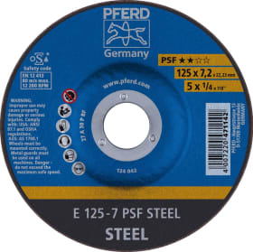 PFERD SCHRUPPSCHEIBE PSF STEEL E 178-7 A 30 P PSF/22,23 178X7MM GEKRÖPFT