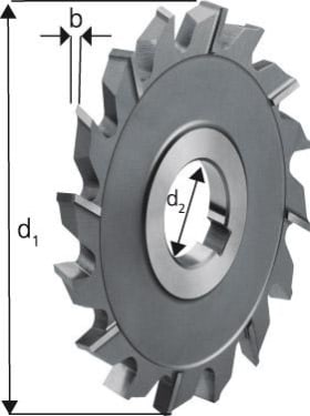 FORUM SCHEIBENFRÄSER DIN 885-A HSS CO5 TYP N BLANK 160X10,0MM