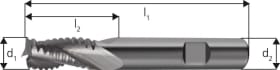 FORUM SCHAFTFRÄSER DIN 6527 VHM UF TYP WR Z3 LANG 8MM