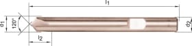 FORUM ENTGRATFRÄSER DIN 6535-HB VHM TYP N Z4 KURZ 120° 12,0MM