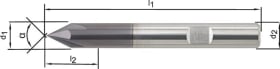 FORUM ENTGRATFRÄSER DIN 6535-HB VHM TYP N TIALN Z4 KURZ 60° 6,0MM