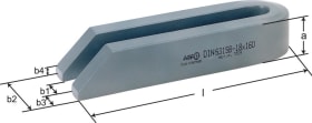 Spanneisen DIN6315B 18x200mm AMF