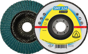 KLINGSPOR SCHLEIFMOPTELLER SMT 324 EXTRA 115 X 22,23 MM K 40 GERADE 321645