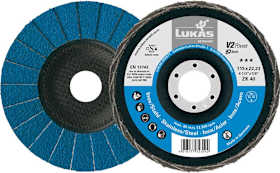 LUKAS-ERZETT FÄCHERSCHLEIFSCHEIBE V2 POWER 125MM ZK K40