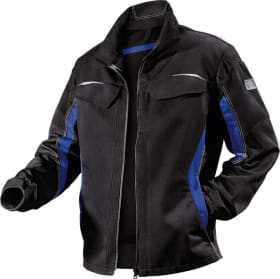 KÜBLER JACKE PULSSCHLAG GR.48 SCHWARZ- KORNBLAU 13245353-9446/48