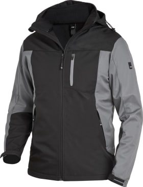 FHB Softshelljacke JANNIK, grau-schwarz