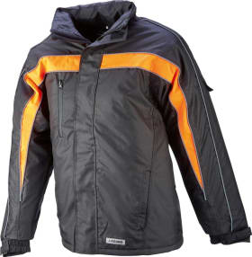 PLANAM Winterjacke COSMIC, schwarz-orange