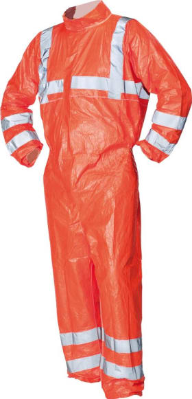 DUPONT EINWEGOVERALL TYVEK® 500 HV ORANGE FLUORESZIEREND GR.L D15452937
