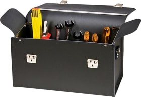 Werkzeug-Tasche Leder 370x110x260mm FORUM