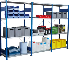 Steckregal GrundfeldFORUM2000x1000x500mm RAL5010