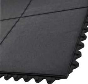 Arbeitsplatzsteckmatte SBR/NR, schwarz, geschlossene Decke, 14mm, 900x900mm