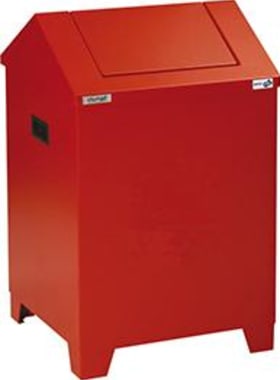 STUMPF PUTZWOLLKASTEN CA.73 L 655X410X405 MM FEUERROT 5101003