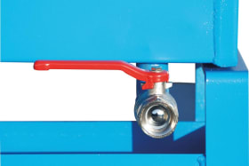 Spänekastenwagen SKW-ET 600 l B1070xT1395xH1220 mm RAL2000 Tragkraft 300kg