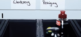 Magnetetikett L100xB50 mm weiß beschichtet VE 100 Stück