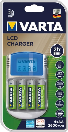 VARTA AKKU-LADEGERÄT LCD CHARGER INKL. 4XAA 2700 MAH 4008496641321