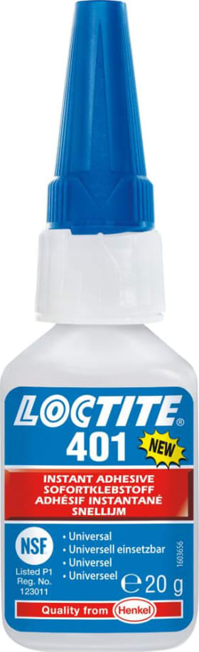 LOCTITE 401 SEKUNDENKLEBER SOFORTKLEB- STOFF UNIVERSELL 20G FLAS. 5010266007885