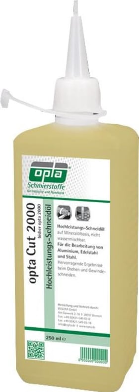 Hochleistungs-Schneidöl CUT 2000 250ml OPTA