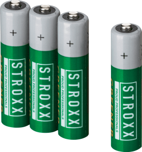 STROXX Batterie, wiederaufladbar, AAA, 4er-Set 101-059