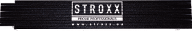 STROXX Meterstab (Zollstock), schwarz-weiß 