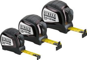 STROXX Maßband, feststellbar, Nylonbeschichtet