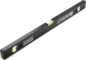 STROXX Wasserwaage, mit drei Libellen