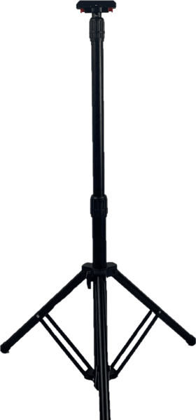 STROXX Stativ für Arbeitslampe 18 Volt, schwarzer Stahl 101-176