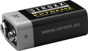 STROXX Alkaline-Batterie 9V 
