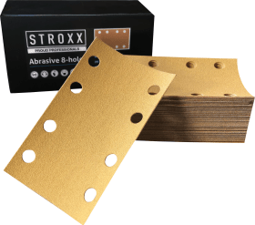 STROXX Schleifstreifen Abrasive, 81x133 mm, 8-fach gelocht