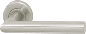 STROXX Innentür-Rosetten-Drückergarnitur Julia, Edelstahl matt 700-066