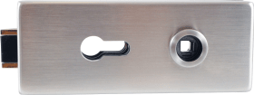 STROXX Glastürschloss Serie 2000, Edelstahl matt