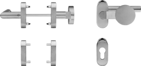 blaugelb RTWG 90°-Form/Knopf flach gekröpft Klasse 4