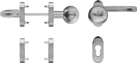 blaugelb RTWG U-45°-Form/Knopf Klasse 4