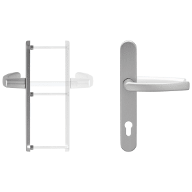 blaugelb 1/2 Drückergarnitur30 innen M.N. PZ92 AL BRONZE F4 DRÜCKERFORM 2000