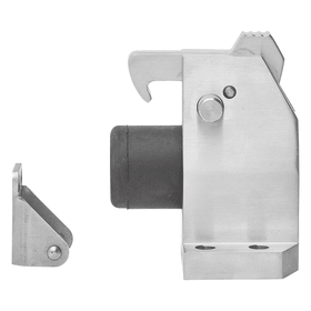 blaugelb Türfeststeller mit Anschlagpuffer