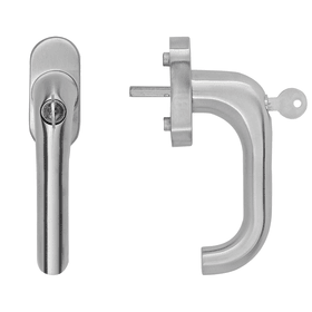 blaugelb Fenstergriff FGS U-Form abschließbar 200 Nm