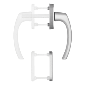 blaugelb Balkonrosettenhalbgarnitur FGS 1758 ½ BGT Innen 45°