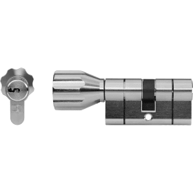 blaugelb Profilknaufzylinder PKZ Wendeschlüssel