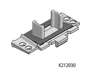 PFOSTEN-KREUZVERB.- PLATTE K 2120 30 SILB.DICHT.ZU SL 2D/212-030 O.FIX.NO.