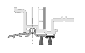 WETTERSCHENKEL WSA 6001/195/BD10/BD12 L = 1950 MM 10 MM FALZL.