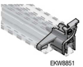 ENDKAPP.COMBI PL.WSA8851MD Z.ALUPL.8000 MD M.SCHR.8XZ3,5X32 GRAU EKW8851 MD8000G