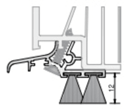 Grundmeier Wetterschenkelprofil WSA88201/EV1/BD12/BD12